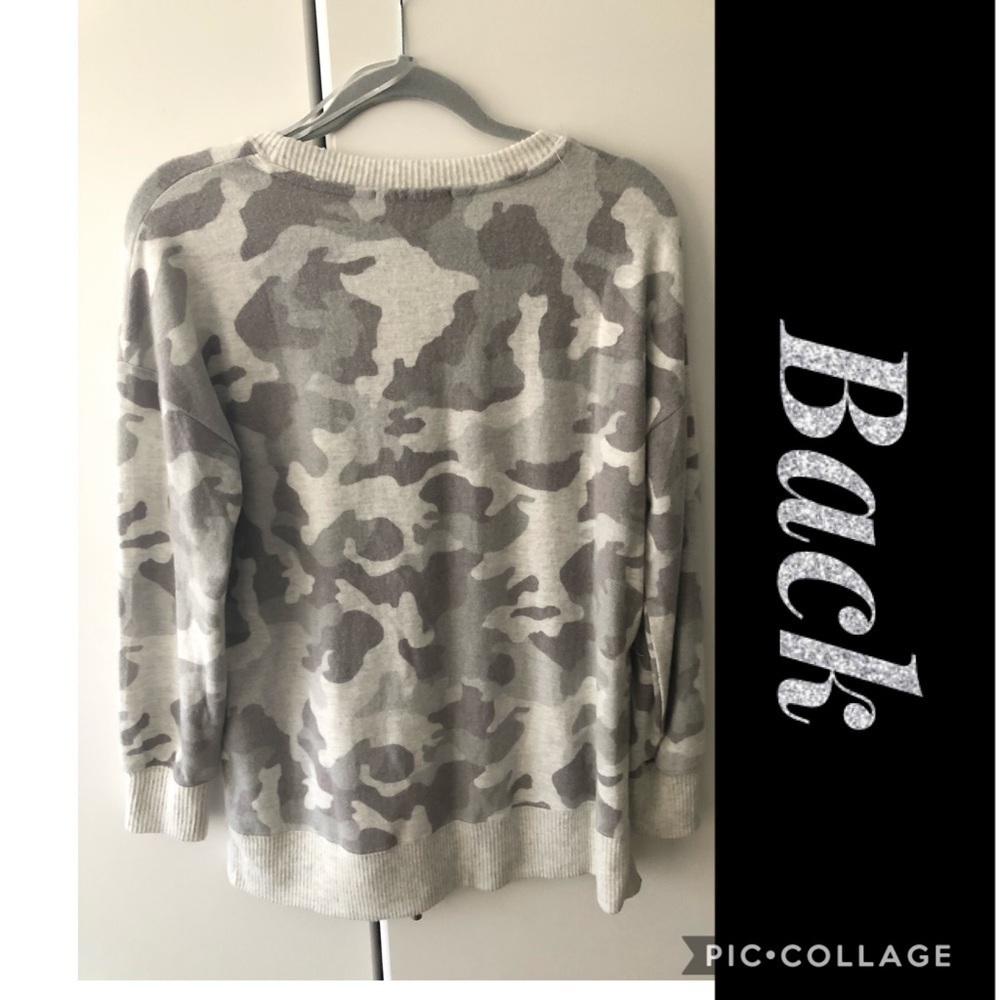 Gray Leopard Sweater - Picture 2 of 4